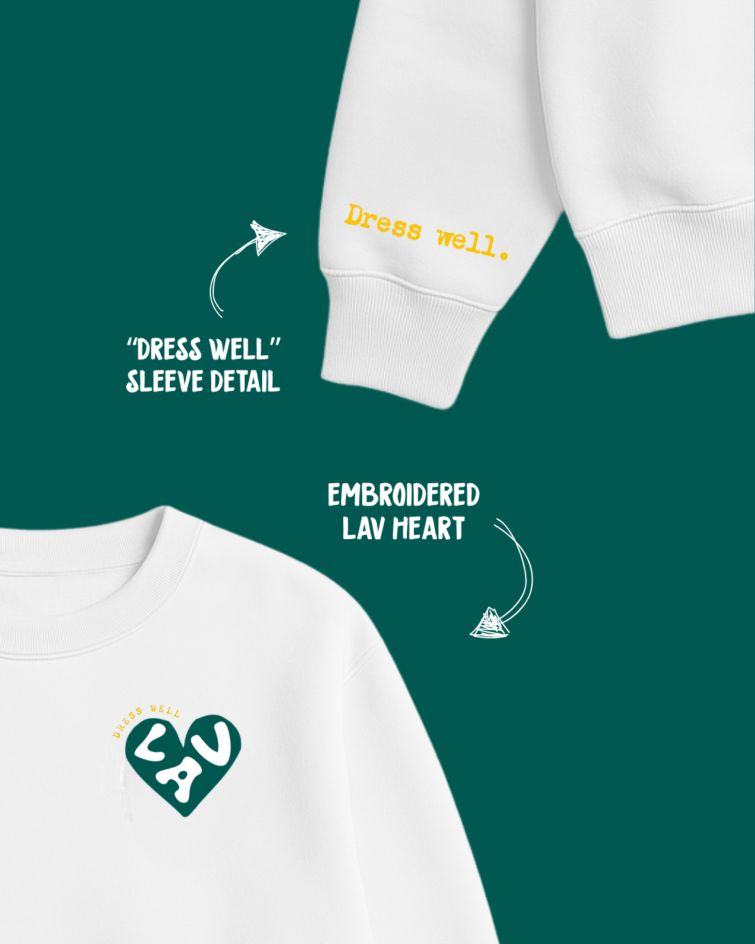 the sweatshirt