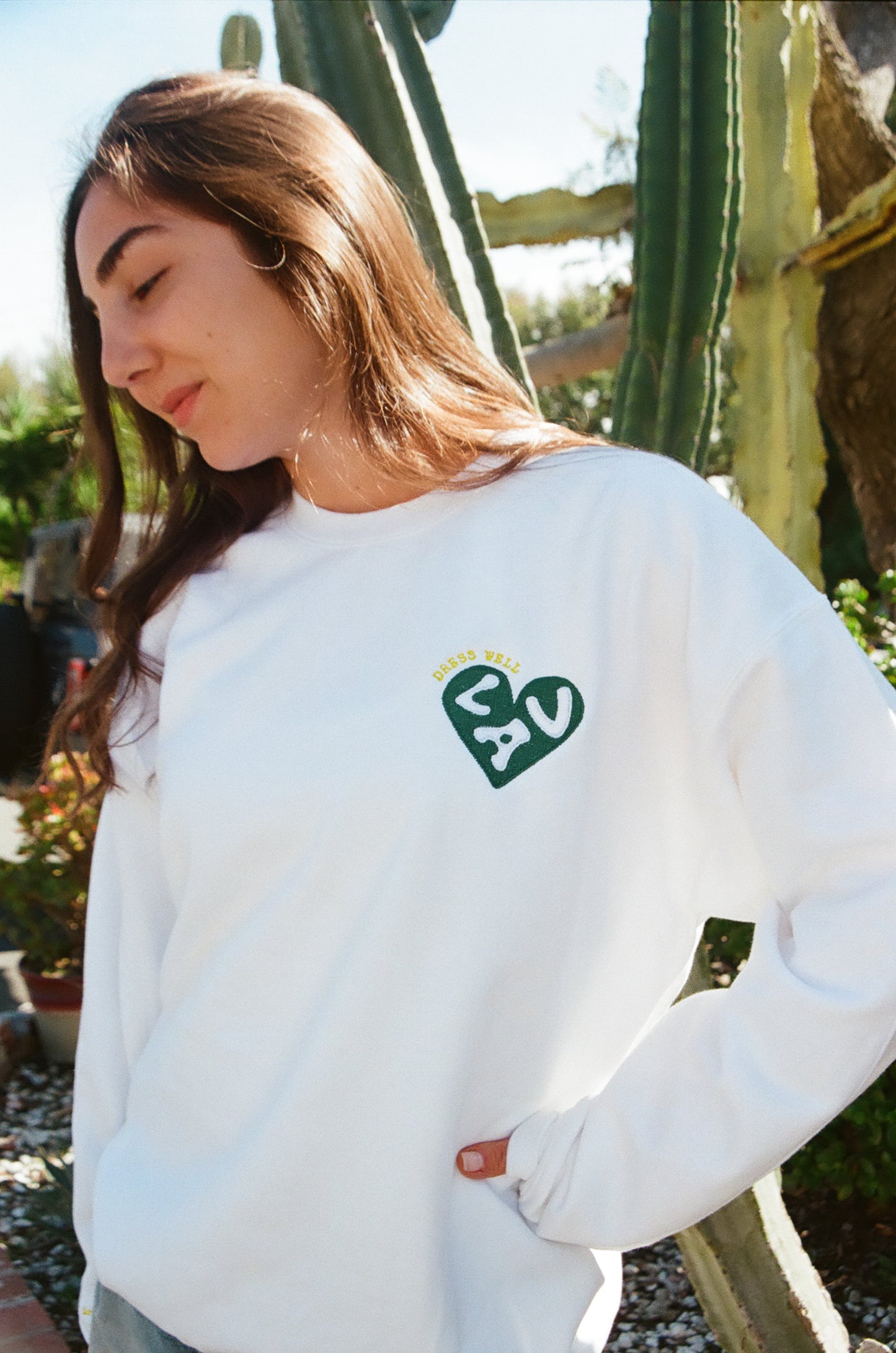 the sweatshirt