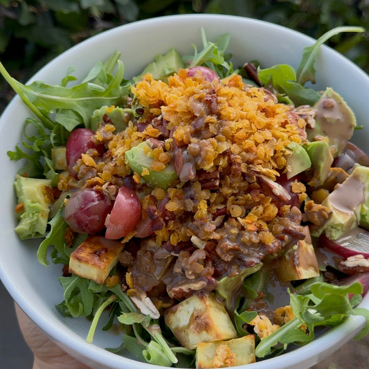 crispy lentil salad