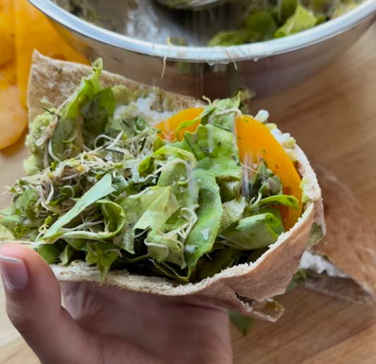 the salad pita