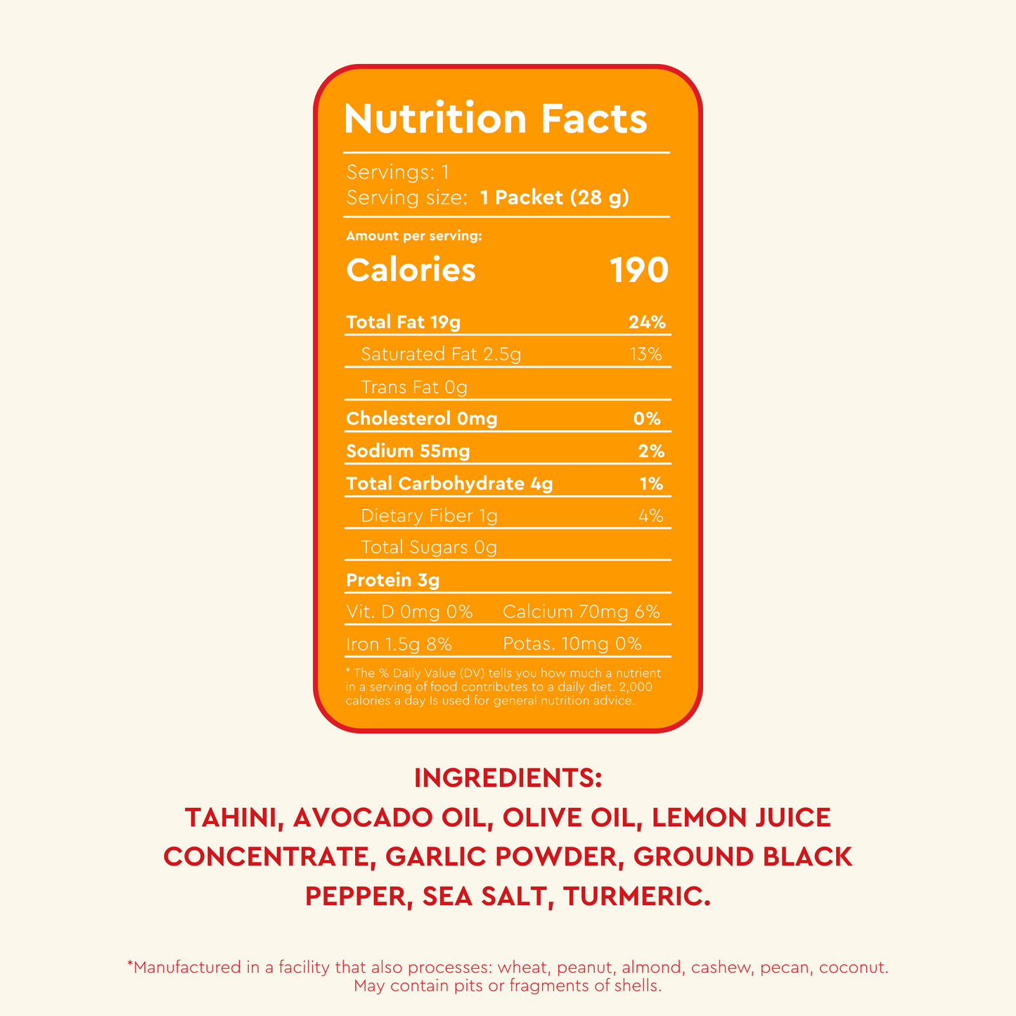 creamy tahini